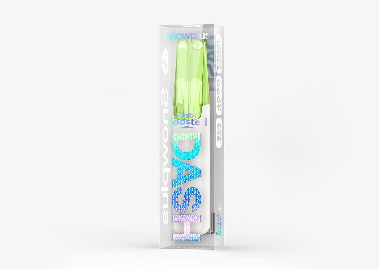 正品Snowplus Dash雪加鸭嘴兽4000口经典一次性电子烟海外版 抹茶冰沙