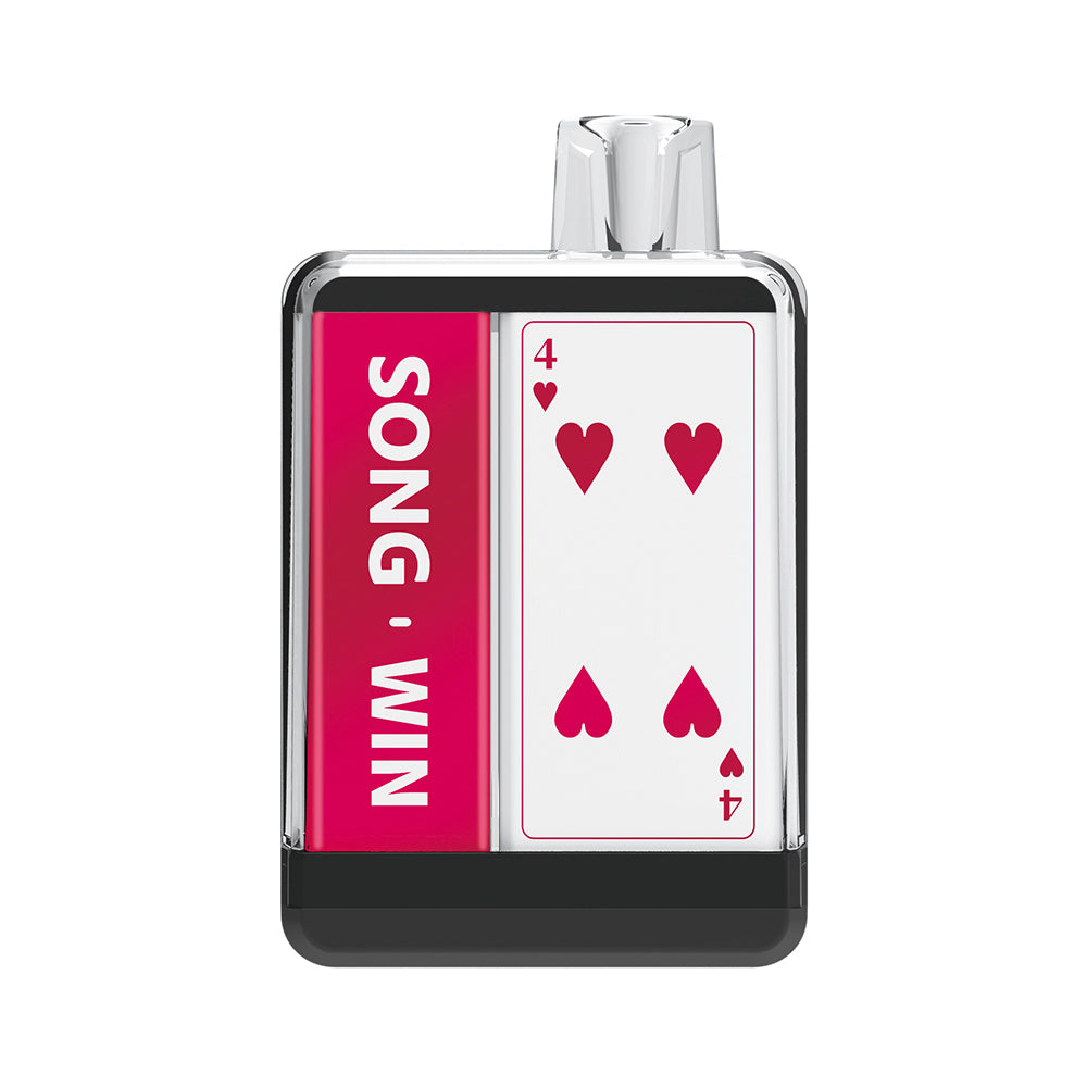 崧电子烟 Song一次性电子烟扑克系列 Y193C Lucky Pink Poker-9000口-多口味可选 冰红茶