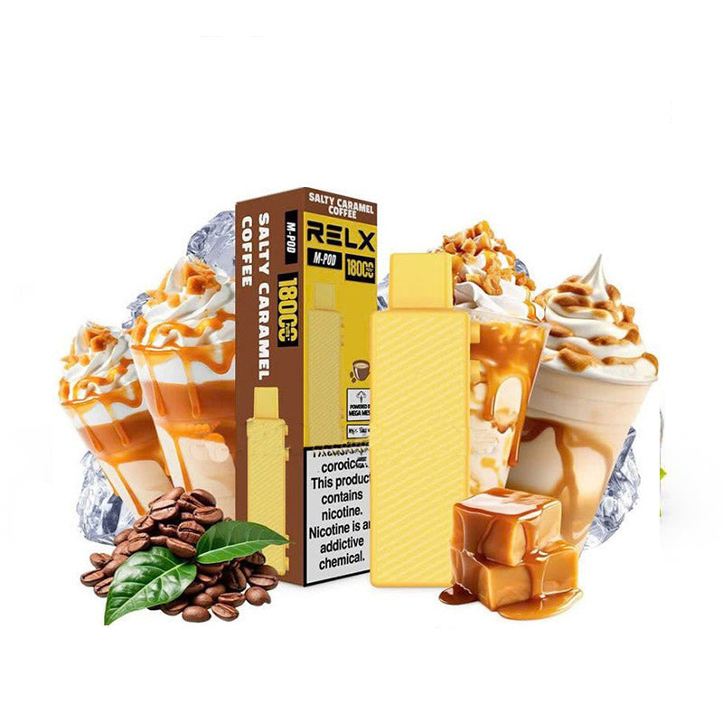 正品悦刻乐高积木RELX Creator焦糖咖啡口味Salty Caramel Coffee(大容量18000口) 套装(kit)