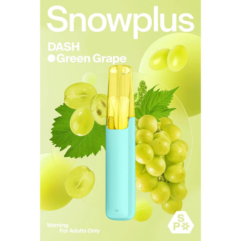正品Snowplus Dash雪加鸭嘴兽4000口经典一次性电子烟海外版 青提