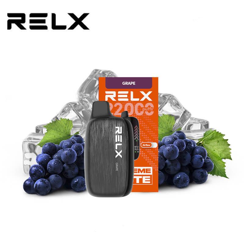 正品悦刻海外版RELX NOVA 22000口液晶屏显示一次性电子烟-多口味可选 葡萄