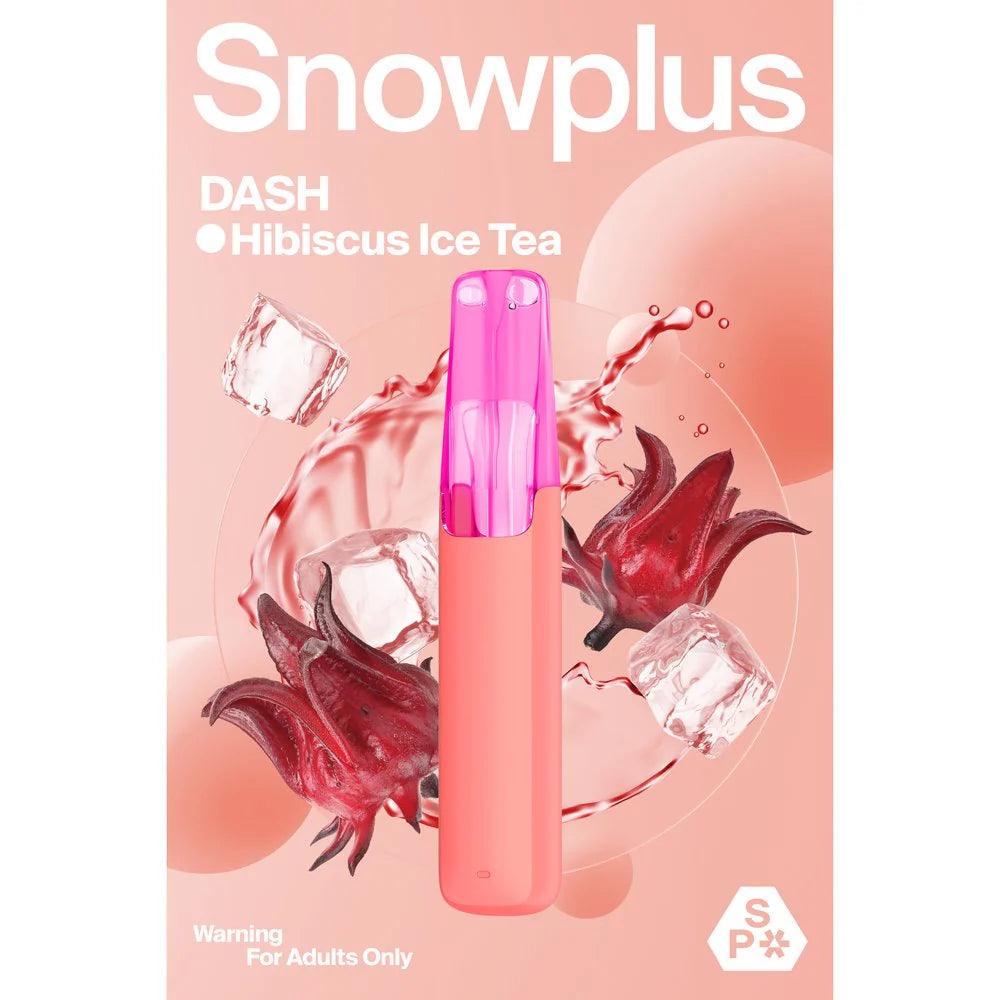 正品Snowplus Dash雪加鸭嘴兽4000口经典一次性电子烟海外版 洛神花茶