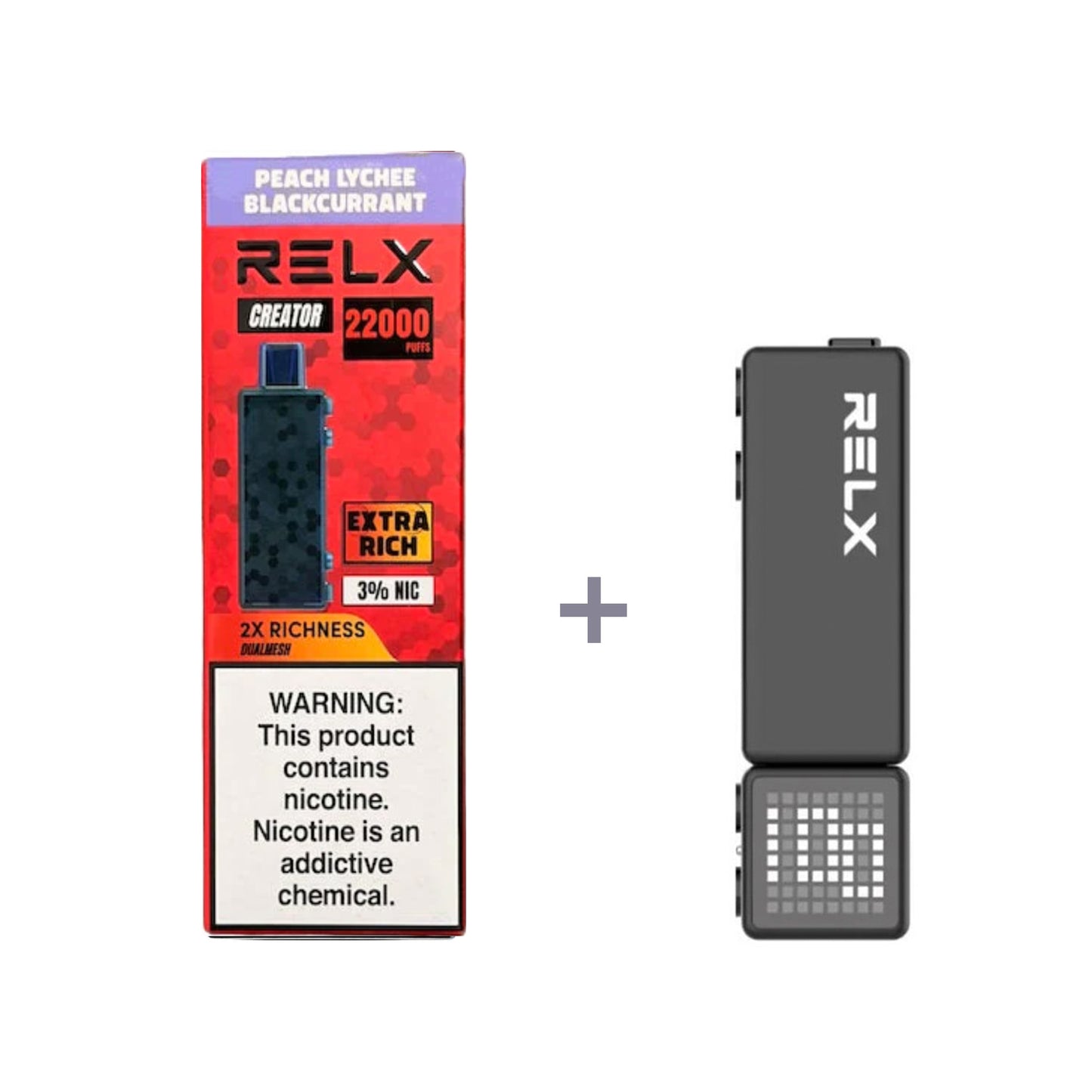 正品悦刻积木乐高RELX Creator 22000口烟弹/套装-多口味可选 (一代/二/三代杆弹通用) 套装2(配正品二代杆) 桃子荔枝黑加仑