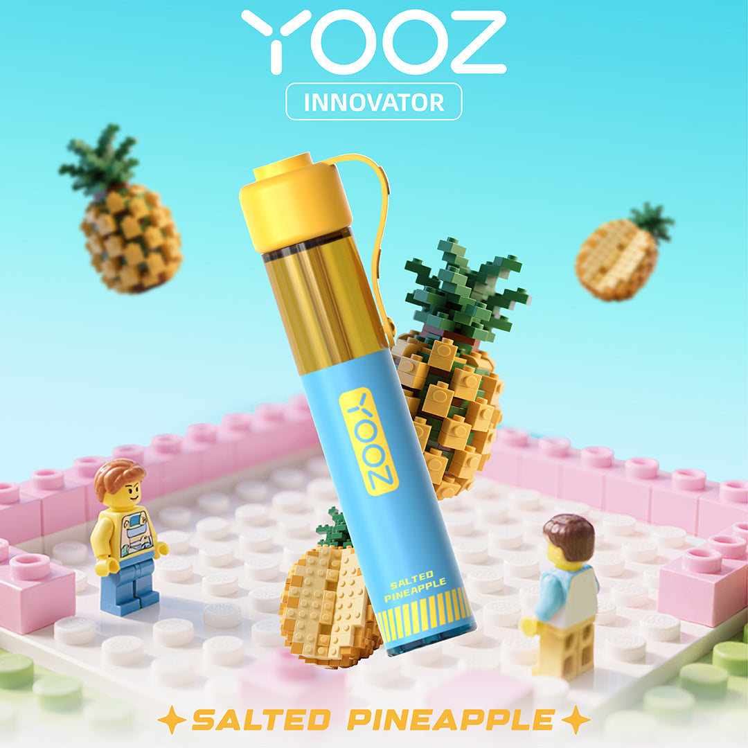 正品柚子积木YOOZ INNOVATOR电子烟食品级硅胶嘴帽冰爽型小烟-多口味可选 盐水菠萝