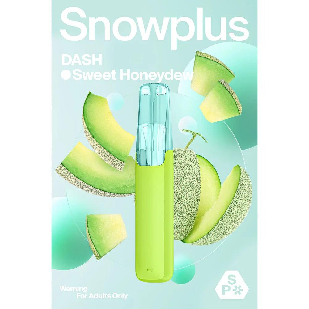 正品Snowplus Dash雪加鸭嘴兽4000口经典一次性电子烟海外版 绿宝蜜瓜