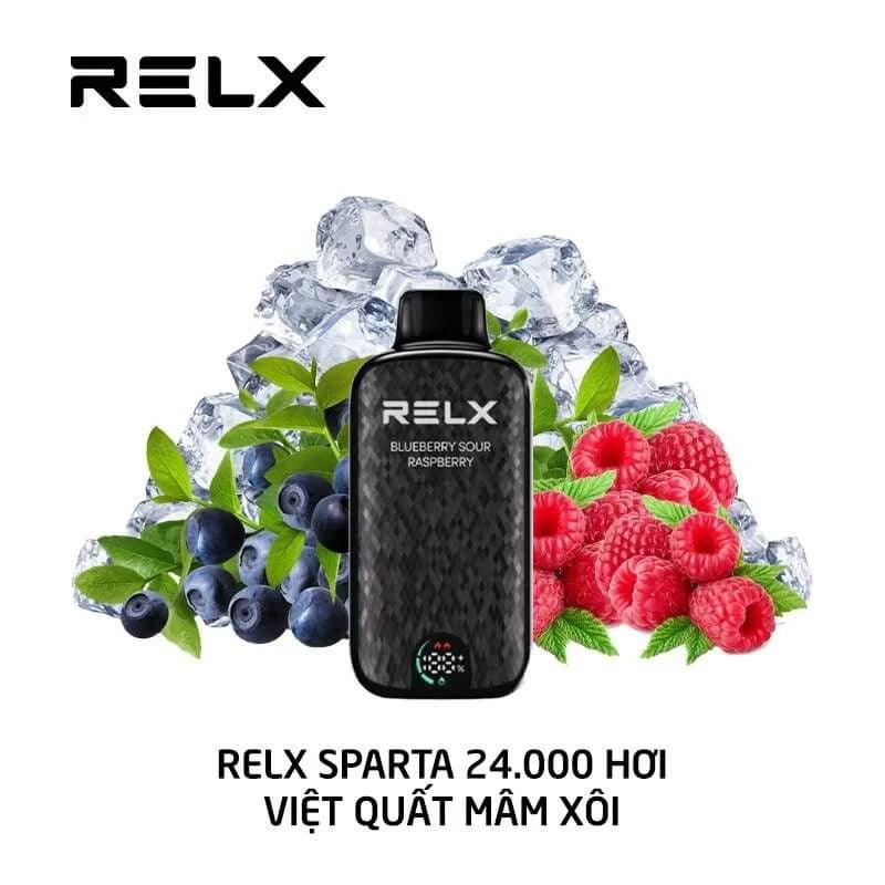 正品悦刻大黑盒斯巴达 RELX Sparta 24000口一次性电子烟-大容量混合果味/智能液晶显示屏 酸蓝树莓