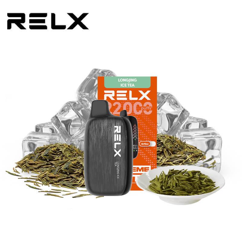 正品悦刻海外版RELX NOVA 22000口液晶屏显示一次性电子烟-多口味可选 冷泡龙井