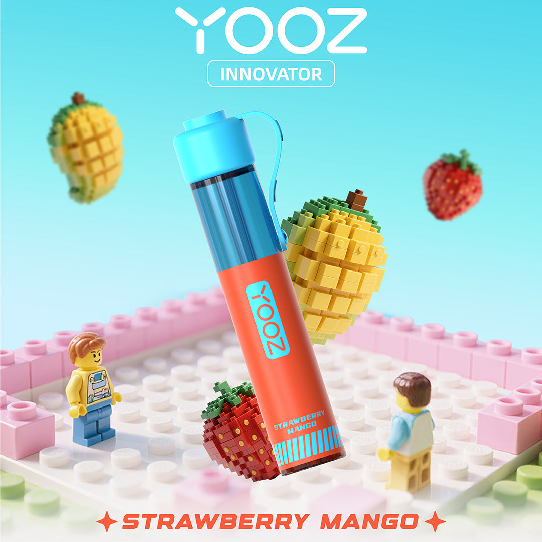 正品柚子积木YOOZ INNOVATOR电子烟食品级硅胶嘴帽冰爽型小烟-多口味可选 草莓芒果