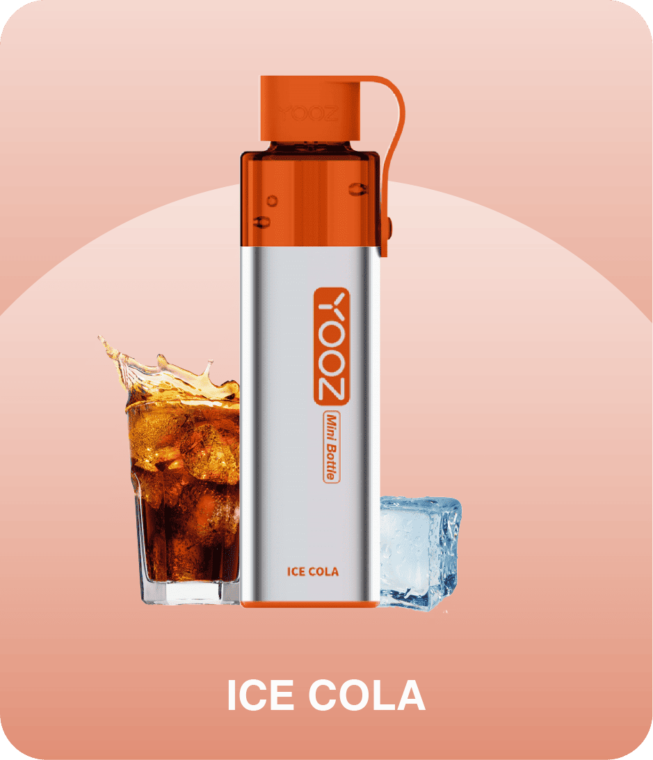 正品柚子迷你小酒瓶 YOOZ Mini Bottle大烟雾4000口食品级硅胶嘴套一次性电子烟-多口味可选 可乐