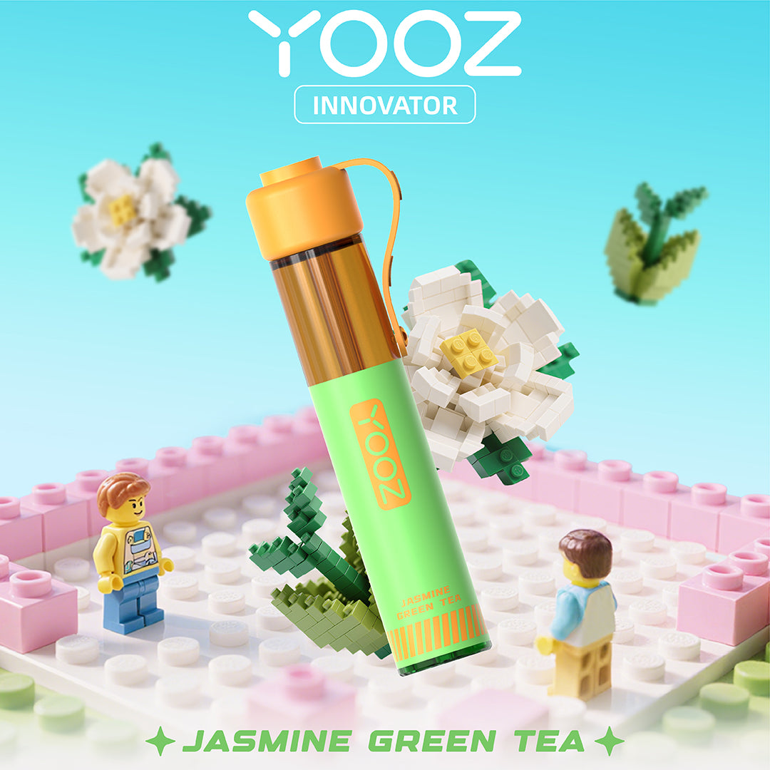 正品柚子积木YOOZ INNOVATOR电子烟食品级硅胶嘴帽冰爽型小烟-多口味可选 茉莉绿茶