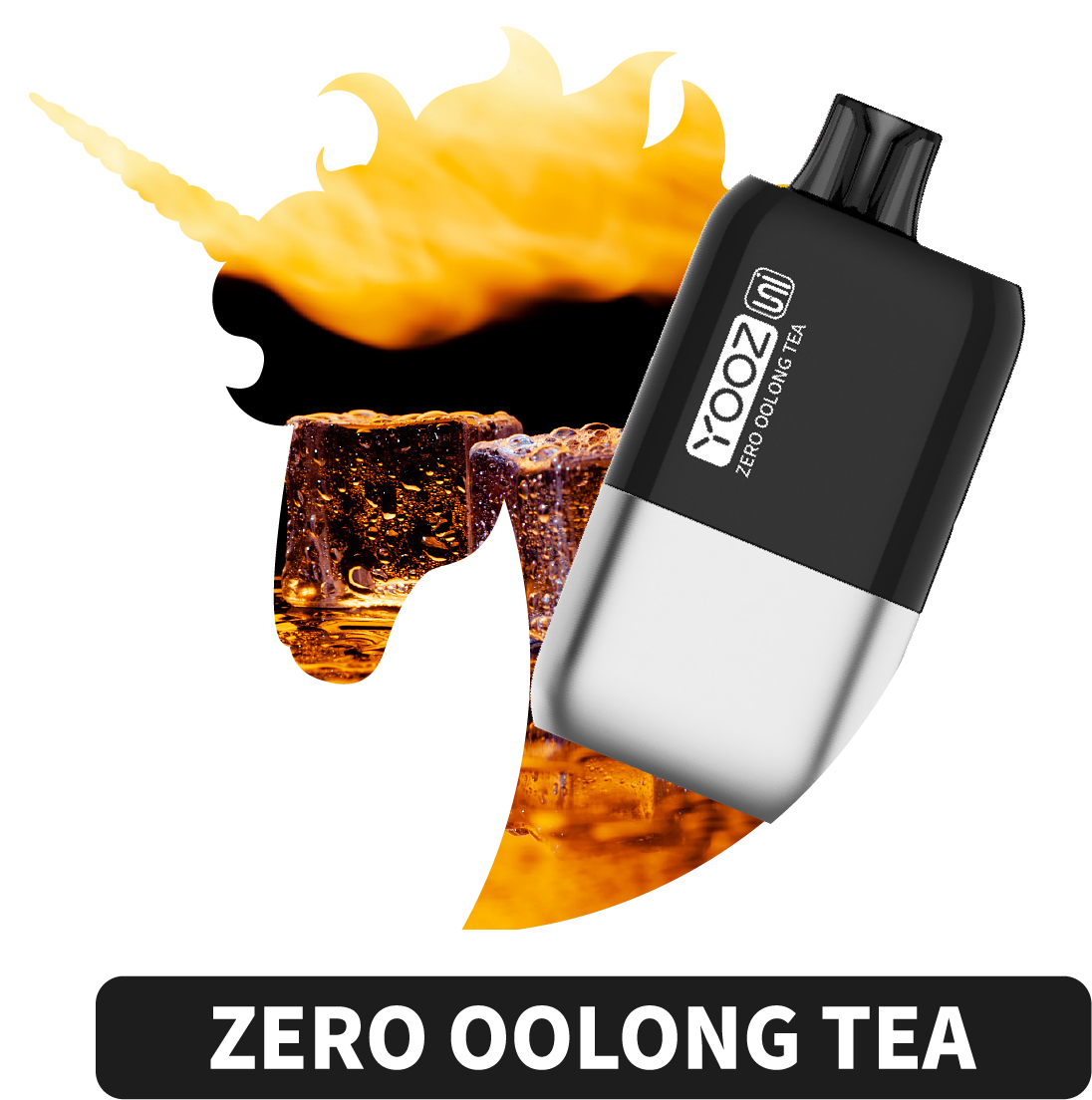正品柚子 YOOZ UNI独角兽液晶显示屏10000口一次性电子烟-多口味可选 零度乌龙