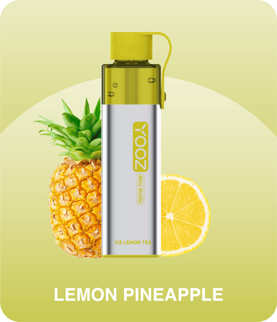 正品柚子迷你小酒瓶 YOOZ Mini Bottle大烟雾4000口食品级硅胶嘴套一次性电子烟-多口味可选 柠檬菠萝