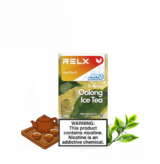 正品悦刻RELX外贸弹极凉乌龙茶 (Oolong Ice Tea) 口味-单颗装三颗起售
