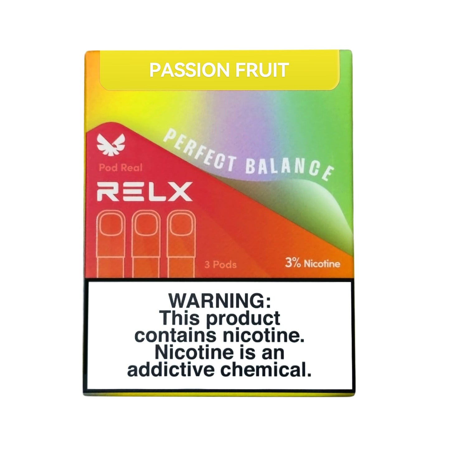 正品悦刻Relx Pod Real Perfect Balance马来版完美平衡系列-三颗装,多口味可选 百香果汁