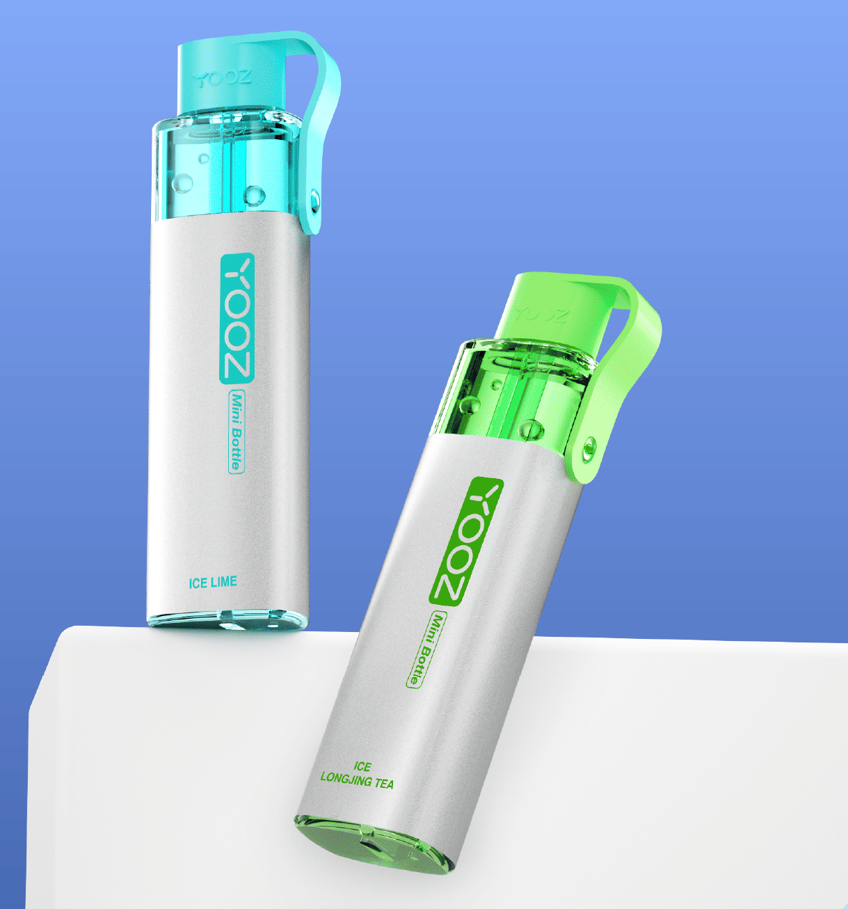 正品柚子迷你小酒瓶 YOOZ Mini Bottle大烟雾4000口食品级硅胶嘴套一次性电子烟-多口味可选
