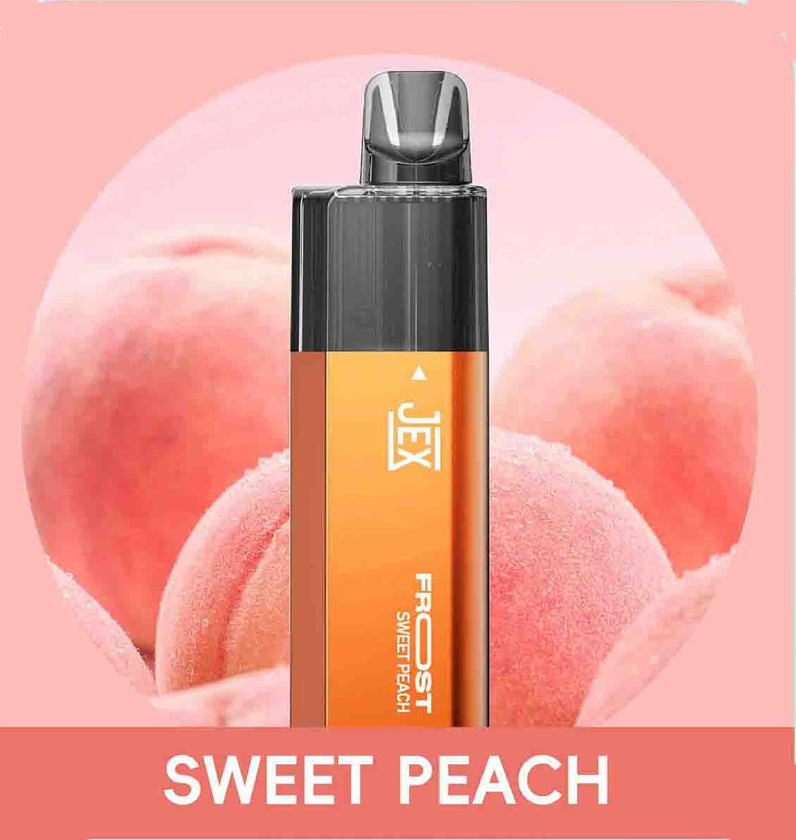 正品极星JEX FROST冰爽口味8000口一次性电子烟-多口味可选 蜜桃