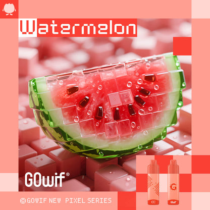 正品高维GOwif Chill极凉系列18000口双陶瓷芯涡轮大功率透明油仓电量油量显示长续航一次性电子烟-多口味可选 西瓜