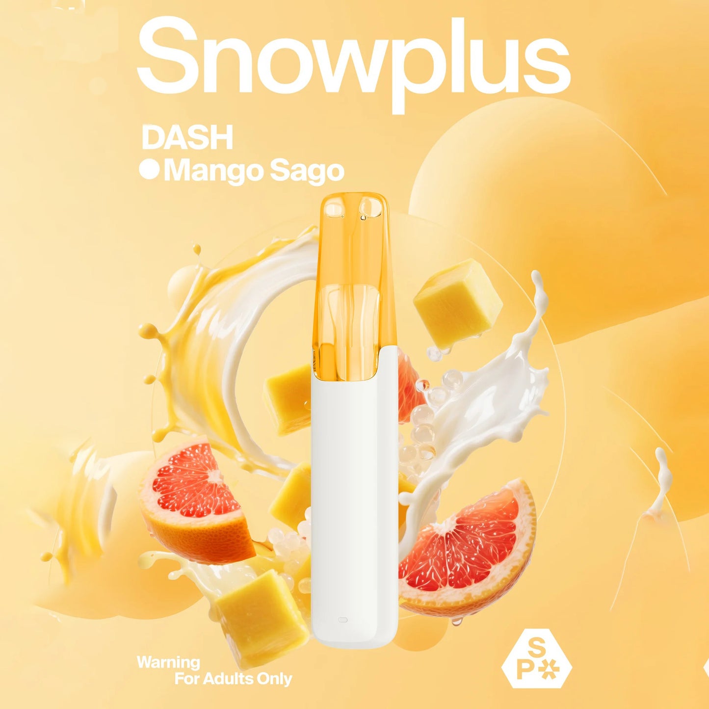 正品Snowplus Dash雪加鸭嘴兽4000口经典一次性电子烟海外版 【新】杨枝甘露