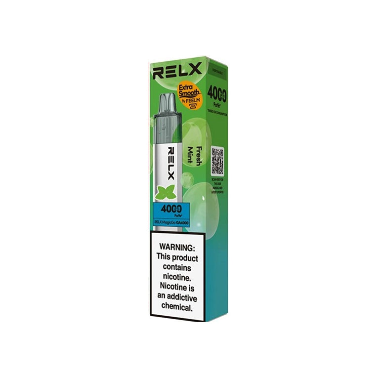 正品悦刻4000口 RELX MagicGo GA4000经典一次性电子烟-多口味可选 薄荷