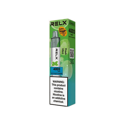正品悦刻4000口 RELX MagicGo GA4000经典一次性电子烟-多口味可选 薄荷