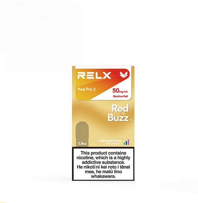 正品悦刻Relx外贸弹 红牛(Red Buzz)口味-单颗装-(陶瓷芯版本)