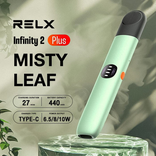 悦刻Relx 原装正品无限2(RELX Infinity2 plus) plus七代杆 绿色 海外版无字（四五六代烟弹通用）