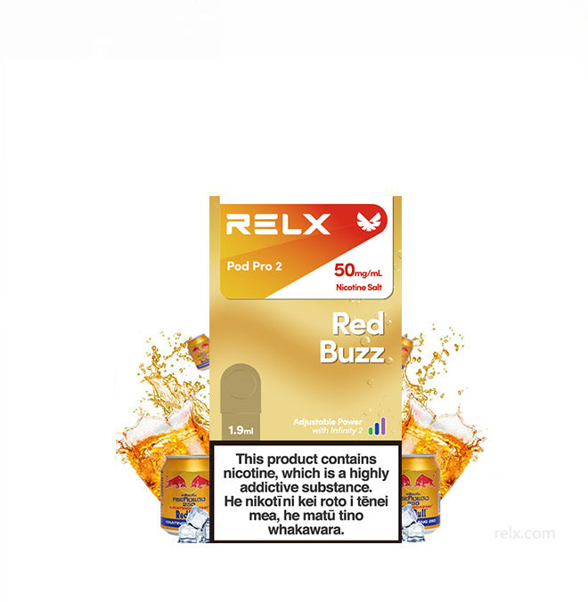 正品悦刻Relx外贸弹 红牛(Red Buzz)口味-单颗装-(陶瓷芯版本)