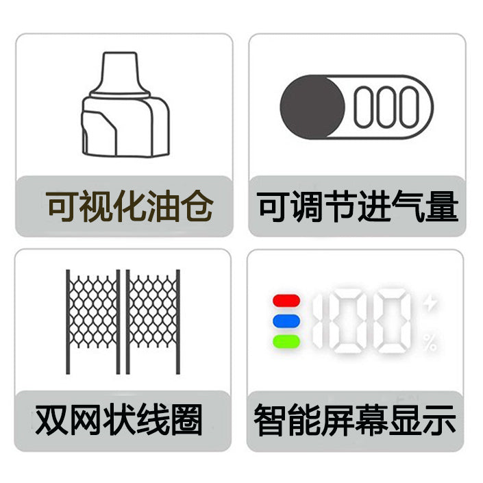 正品坦克7Z/SEVENZ TANK 18000口三档功率调节可视化油仓电量智能呼吸灯显示冰爽一次性电子烟-多口味可选