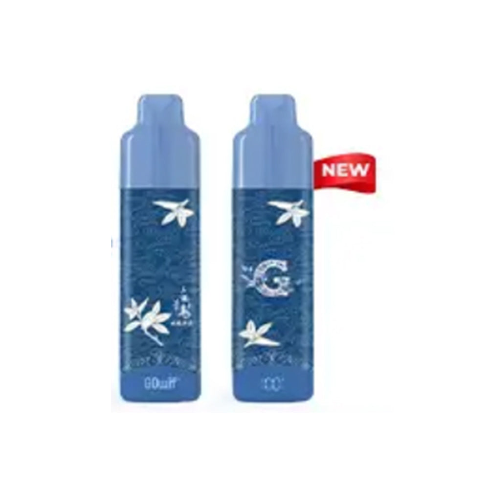 正品高维GOwif Chill极凉系列18000口双陶瓷芯涡轮大功率透明油仓电量油量显示长续航一次性电子烟-多口味可选 伯牙绝玄