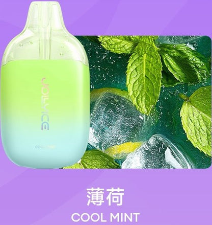 正品JOLLYICE 4000口超薄外观冰爽口味冰爆平替款4000口可视化油仓一次性电子烟-多口味可选 薄荷