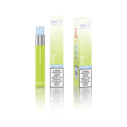 正品Heyday MeLu米鹿7000口可调功率清爽型可视化油舱配防尘帽一次性电子烟-多口味可选 青提