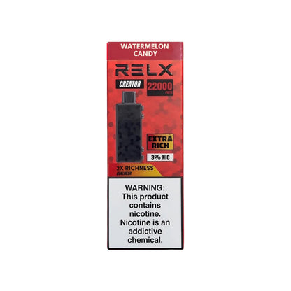 正品悦刻积木乐高RELX Creator 22000口烟弹/套装-多口味可选 (一代/二/三代杆弹通用） 仅烟弹 西瓜软糖