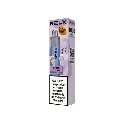 正品悦刻4000口 RELX MagicGo GA4000经典一次性电子烟-多口味可选 香芋冰淇淋