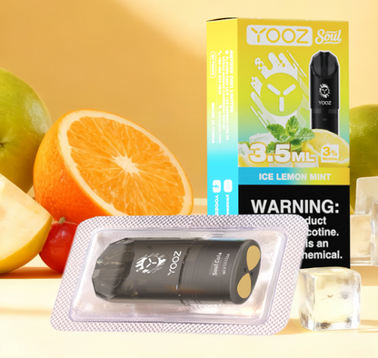 柚子YOOZ SOUL POD灵魂烟弹系列3.5ML大容量多口味可选柚子陶瓷芯通配烟弹-三颗起售