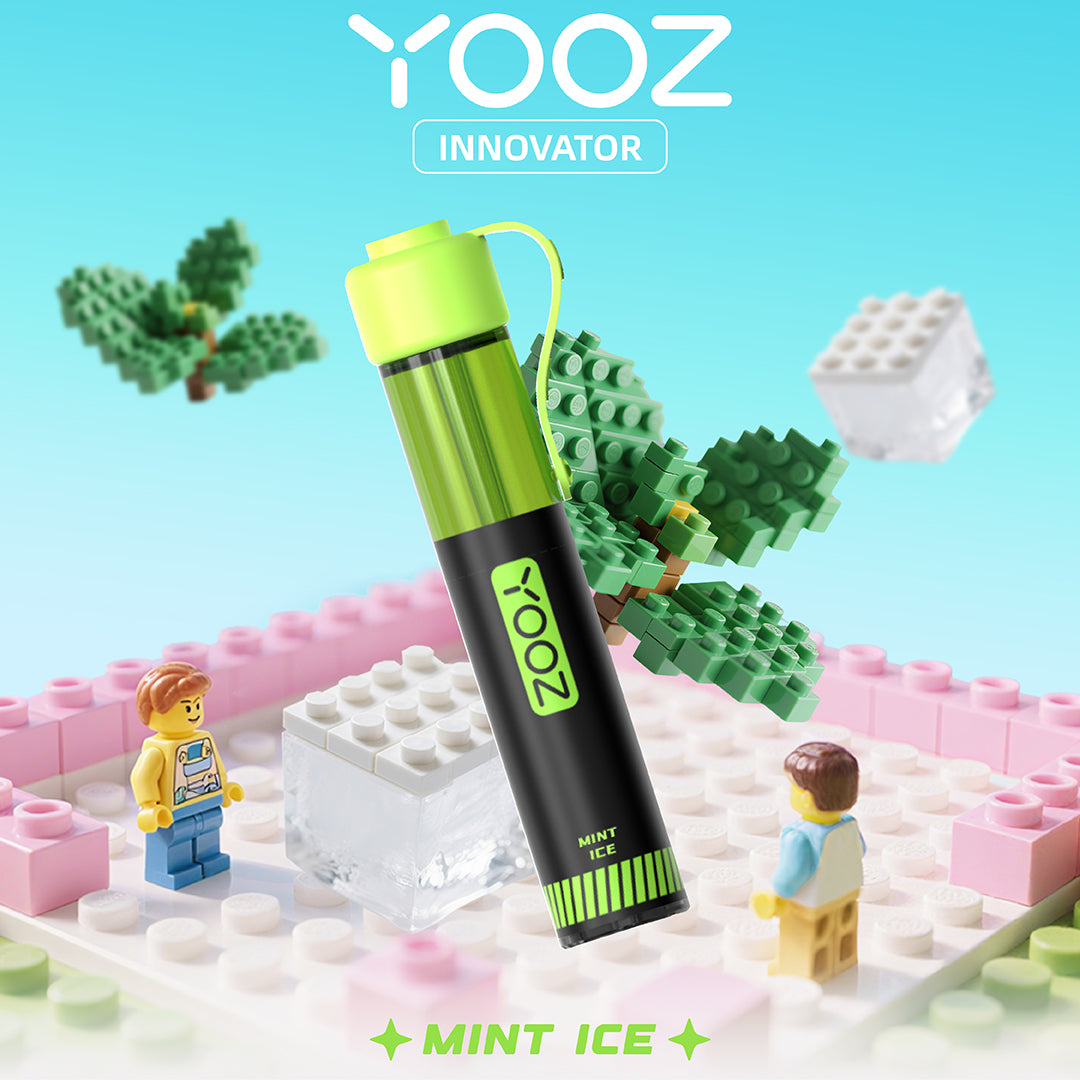 正品柚子积木YOOZ INNOVATOR电子烟食品级硅胶嘴帽冰爽型小烟-多口味可选 薄荷冰