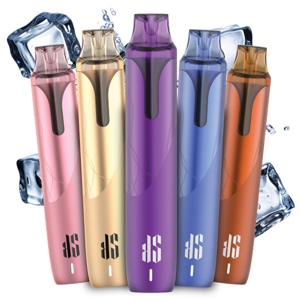 全新升级版 KS Quik 6000口小彩条冰爽一次性电子烟-多口味可选