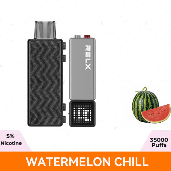 正品悦刻RELX Creator 第三代积木超级容量35000口烟弹磁吸积木乐高套装/烟弹-多口味可选 三代杆套装(灰黑色) 西瓜