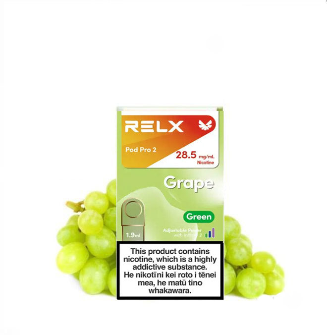 正品悦刻Relx外贸弹 单颗青提(Green Grape)口味-单颗装-(陶瓷芯版本)