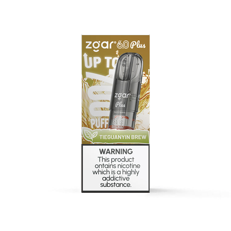 6盒正品冰熊Zgar 6.0 PLUS超大容量3.5ML 烟弹优惠套装(悦刻4/5/6/7代杆通用) 三种口味任选