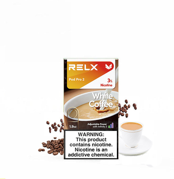 正品悦刻Relx外贸弹 白咖啡（White Coffee)口味-单颗装-(陶瓷芯版本)