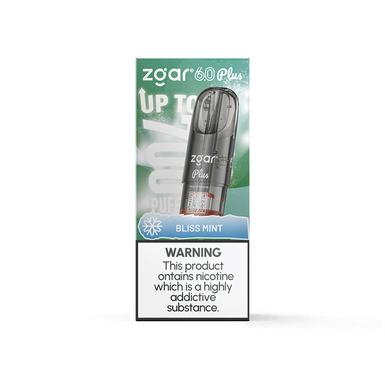 6盒正品冰熊Zgar 6.0 PLUS超大容量3.5ML 烟弹优惠套装(悦刻4/5/6/7代杆通用) 三种口味任选
