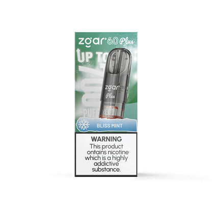6盒正品冰熊Zgar 6.0 PLUS超大容量3.5ML 烟弹优惠套装(悦刻4/5/6/7代杆通用) 三种口味任选