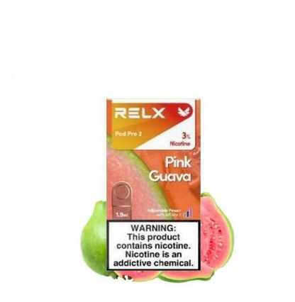 relx pod pro pink guava Authentic Relx Foreign Trade Pink Guava Flavor - Single Pack