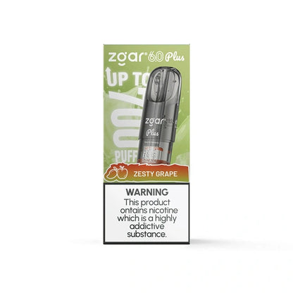 6盒正品冰熊Zgar 6.0 PLUS超大容量3.5ML 烟弹优惠套装(悦刻4/5/6/7代杆通用) 三种口味任选