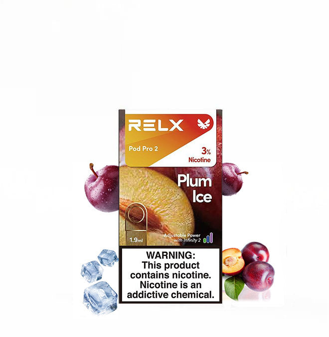 正品悦刻Relx外贸弹 西梅(Plum Ice)口味-单颗装-((陶瓷芯版本)