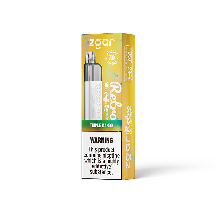 正品冰熊传奇Zgar Retro一次性6000口经典电子烟-多口味可选 璨阳三芒