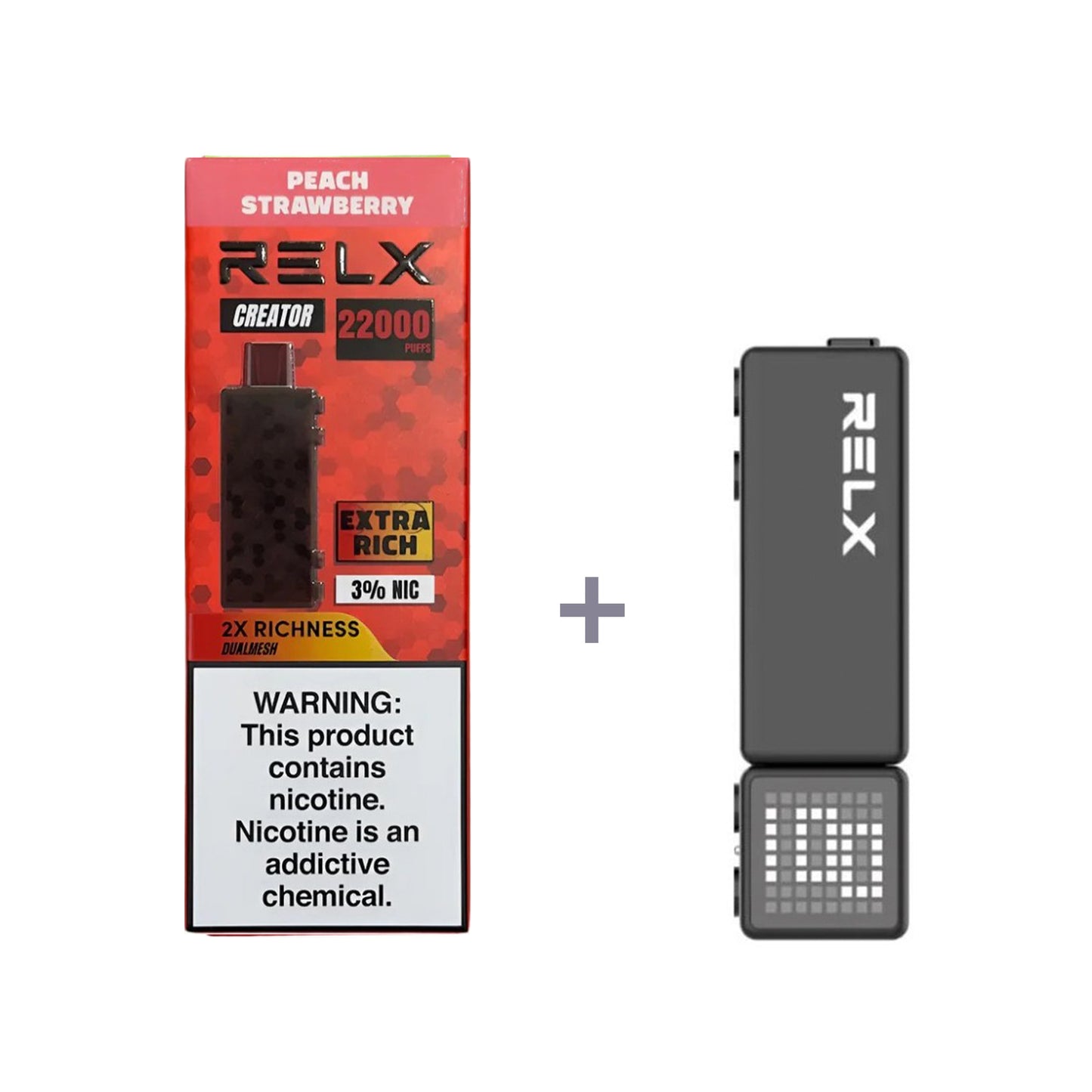 正品悦刻积木乐高RELX Creator 22000口烟弹/套装-多口味可选 (一代/二代杆弹通用） 套装2(配正品二代杆) 桃子草莓