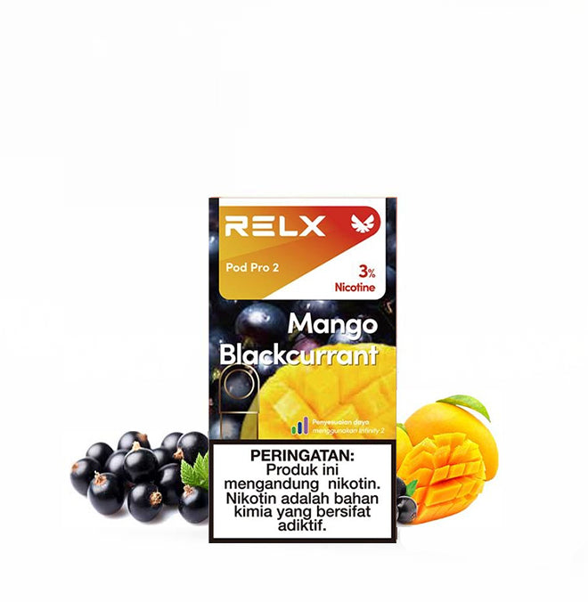正品悦刻RELX外贸弹芒果黑加仑(Mango Blackcurrant)口味-单颗装三颗起售