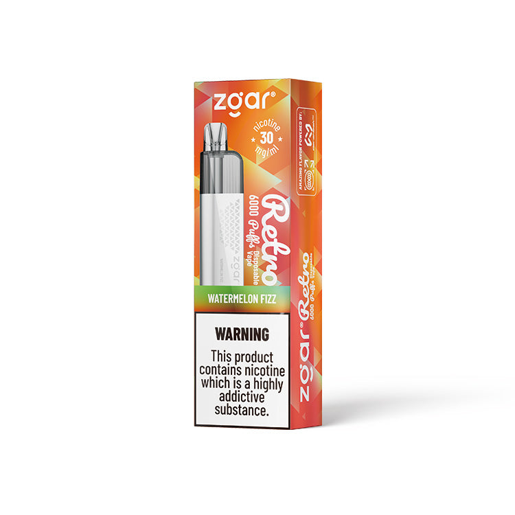 正品冰熊传奇Zgar Retro一次性6000口经典电子烟-多口味可选 麒麟西瓜