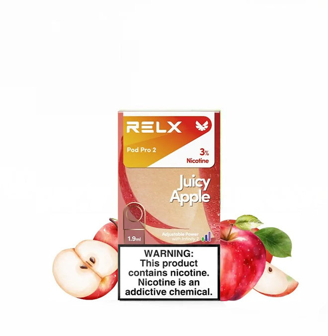 正品悦刻RELX外贸弹红苹果(Juicy Apple)口味-单颗装三颗起售